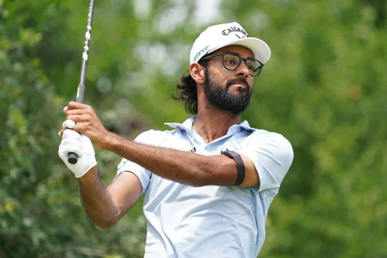 Akshay Bhatia Driver Off the Deck shot Memorial Tournament