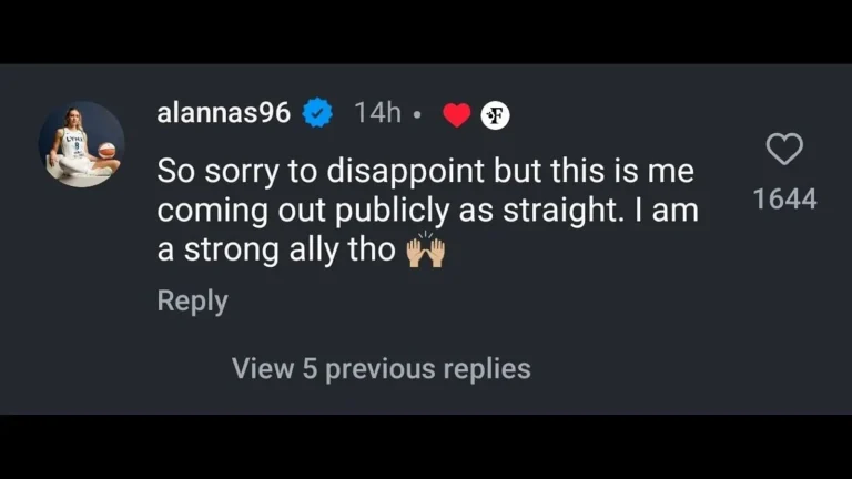 Alanna Smith responds to false IG claims