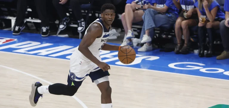 Anthony Edwards emotional tribute to Mike Conley