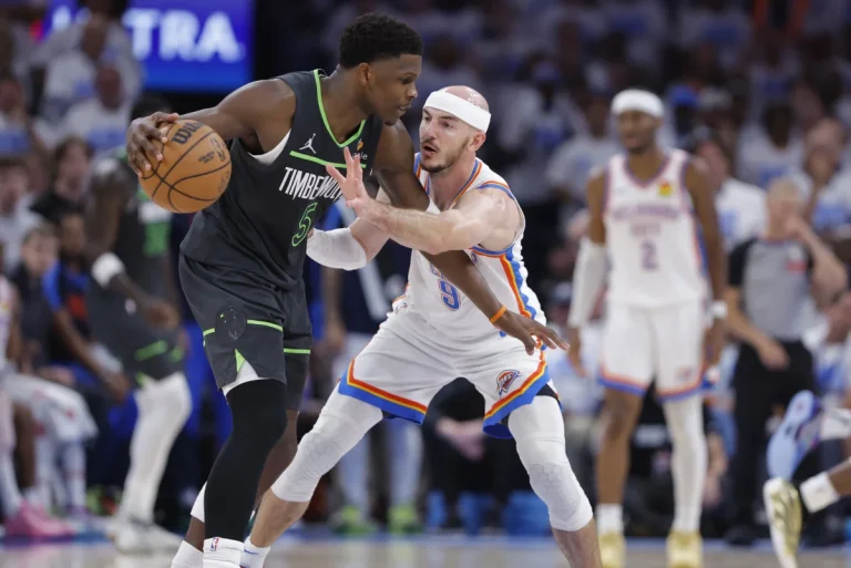 Anthony Edwards playoff performance vs Oklahoma City Thunder