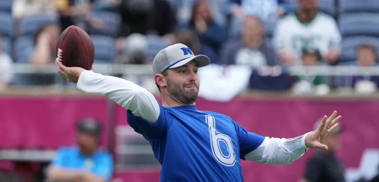 Baker Mayfield and Emily Wilkinson partnership