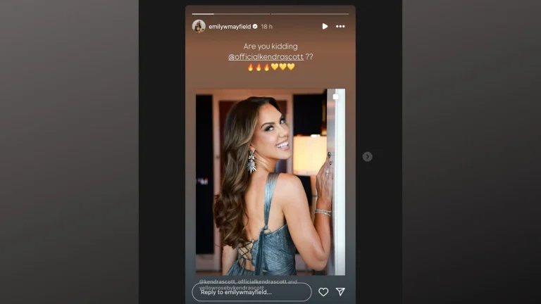 Baker Mayfield wife Emily reaction