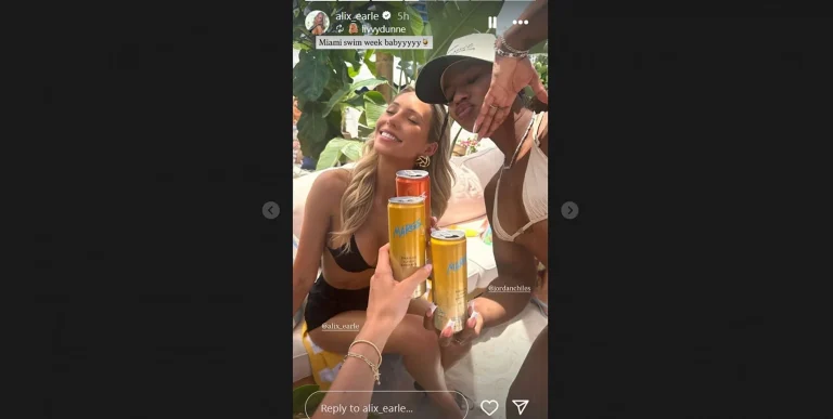 Braxton Berrios girlfriend Alix Earle Miami Swim Week