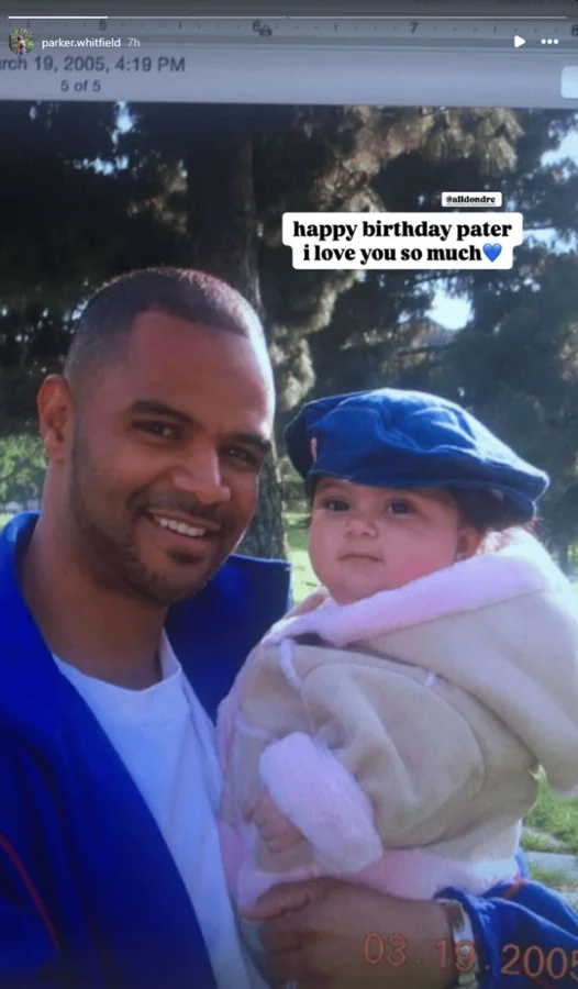 Bronny James girlfriend Parker Whitfield birthday wish