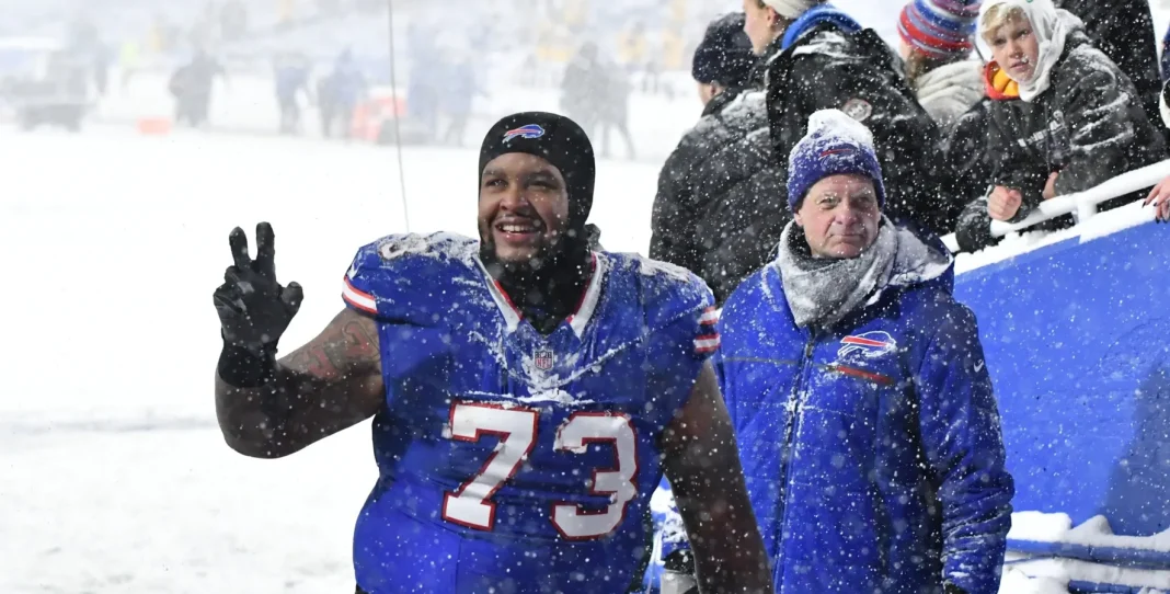 Dion Dawkins supports Dalton Kincaid's NFL comeback