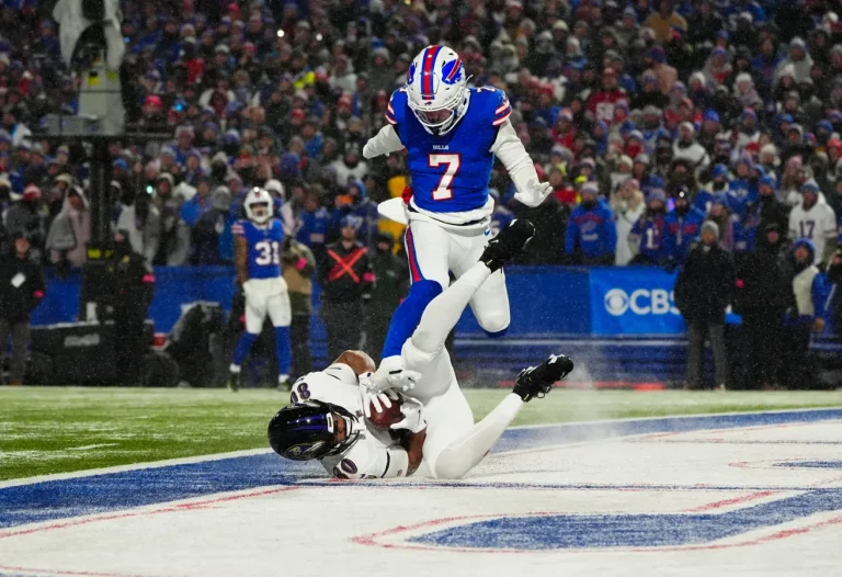 Isaiah Likely and Lamar Jackson jersey debate