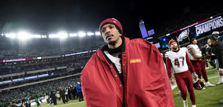 Jayden Daniels historic rookie season NFC title game