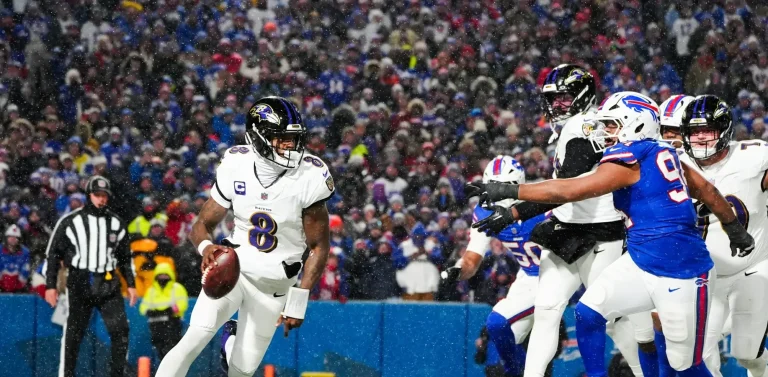 Joe Burrow and Lamar Jackson AFC North rivalry