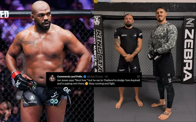 Jon Jones and Tom Aspinall heavyweight rivalry