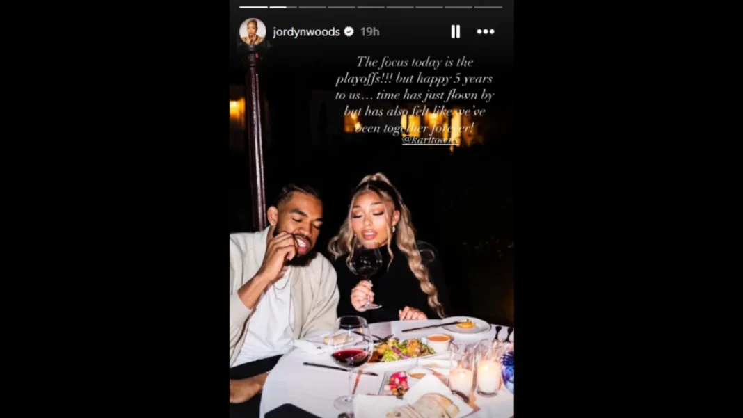 Karl-Anthony Towns and Jordyn Woods relationship