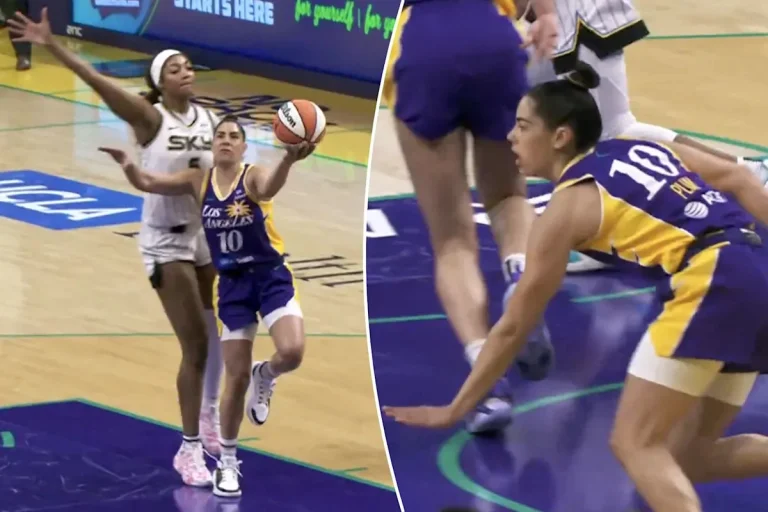 Kelsey Plum taunts Angel Reese in WNBA game