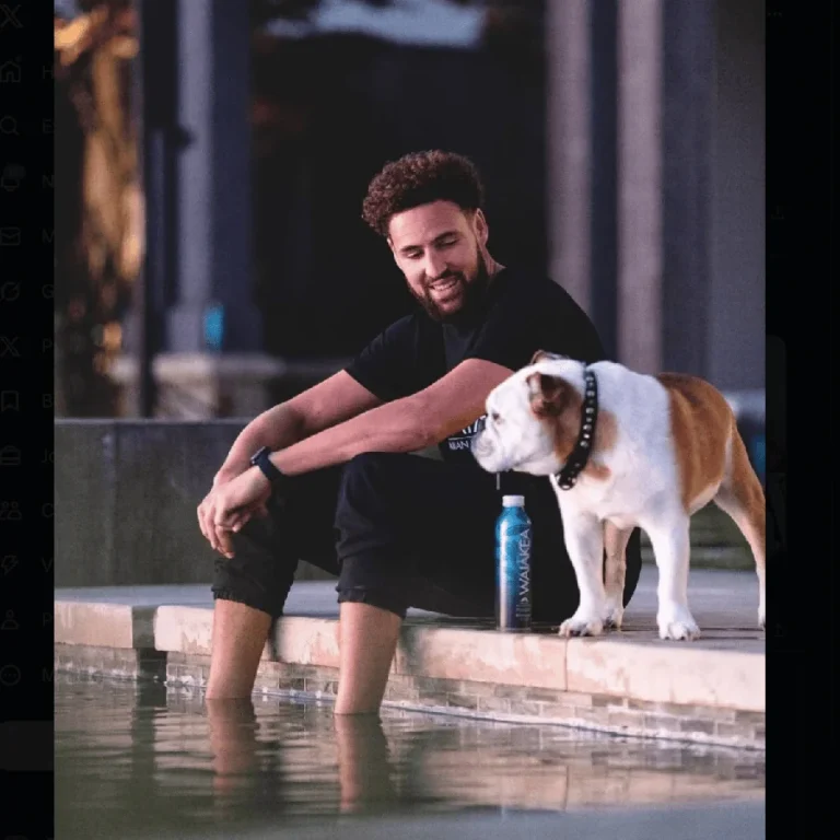 Klay Thompson and his dog Rocco's bond