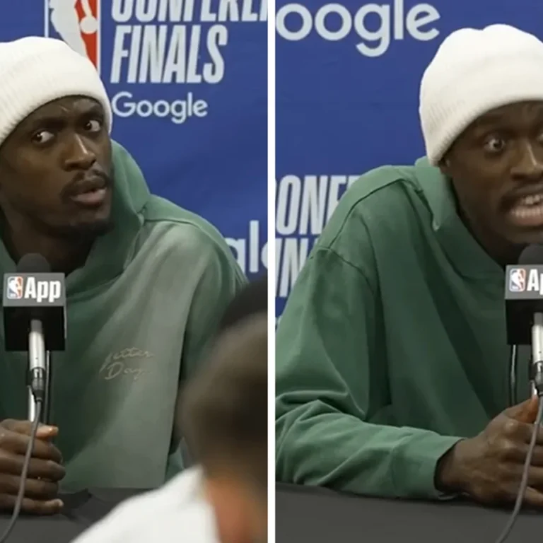 Pascal Siakam confronts columnist Gregg Doyel postgame