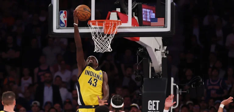 Pascal Siakam postgame exchange Knicks Game 5