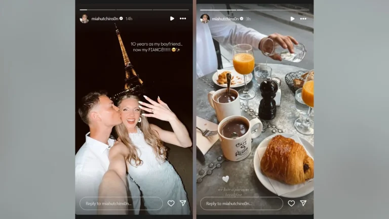 Aidan Hutchinson engagement Paris