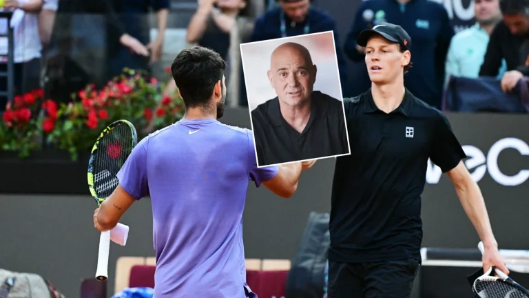 Andre Agassi predicts Alcaraz vs Sinner final