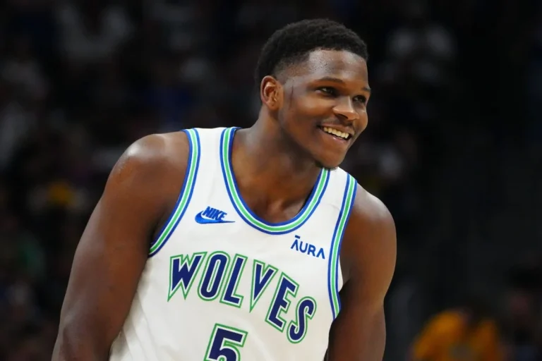 Anthony Edwards Minnesota Timberwolves rising star
