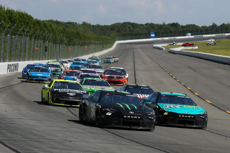 Austin Dillon confronts Tyler Reddick at Pocono race