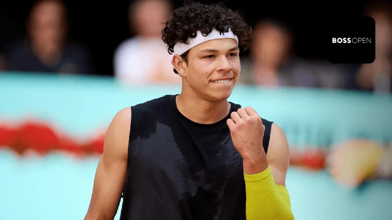 Ben Shelton heartfelt fan moment Boss Open