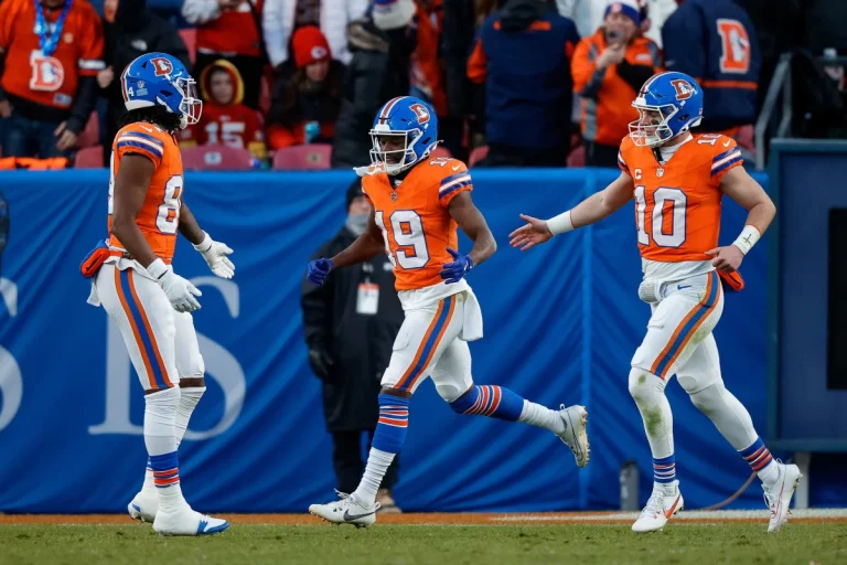 Bo Nix and Marvin Mims connection