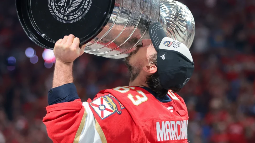 Brad Marchand Stanley Cup victory reflection Brad Marchand Stanley Cup victory reflection