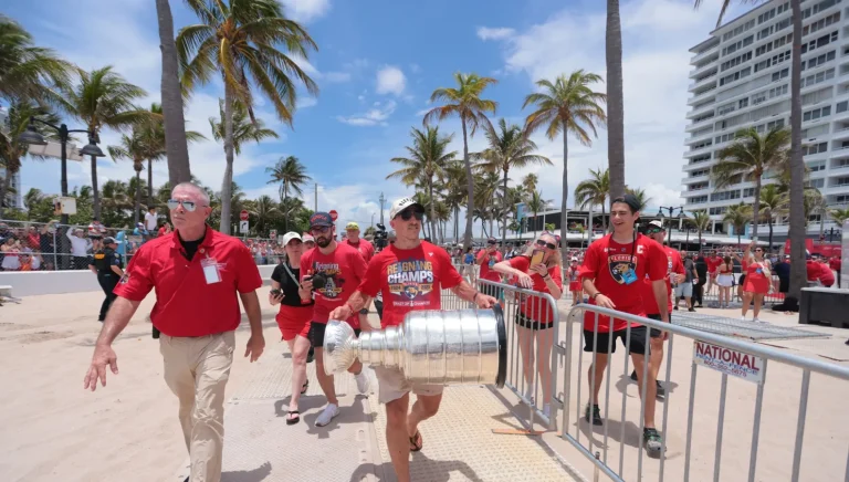 Brad Marchand mother spotlight reaction