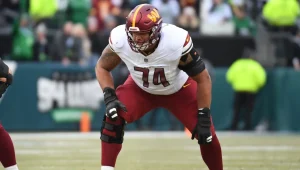 Brandon Coleman’s Versatile Transition to Inside Guard Poised to Strengthen Commanders’ Offensive Line