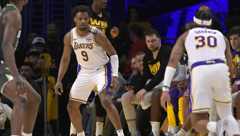 Bronny James Lakers backup point