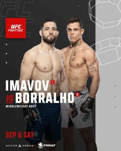 UFC Star Nassourdine Imavov Throws Shade at Caio Borralho, Says “What Caio…?” Ahead of UFC Paris Showdown