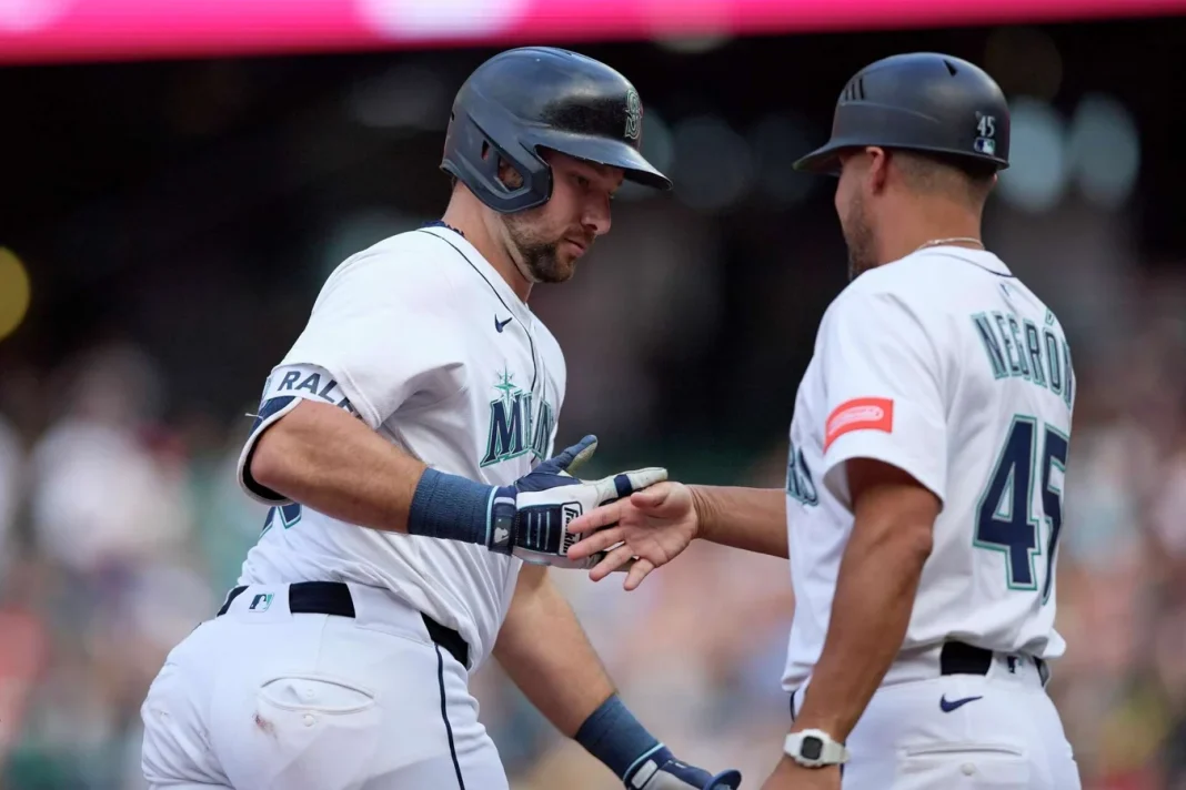 Cal Raleigh Seattle Mariners rising sports icon Cal Raleigh Seattle Mariners rising sports icon