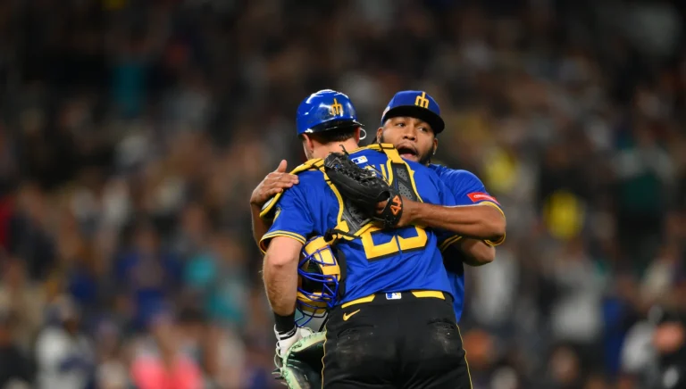 Cal Raleigh ties Aaron Judge in home runs