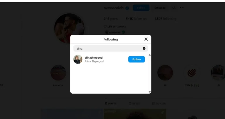 Caleb Williams breakup rumors