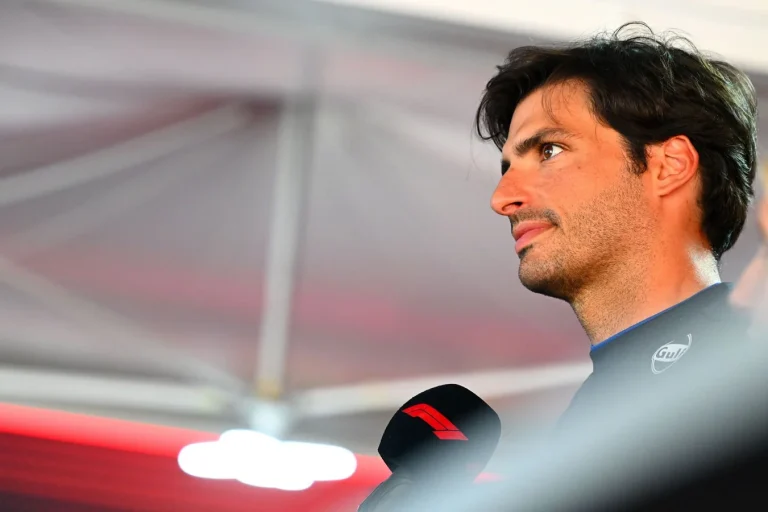 Carlos Sainz F1 movie scene