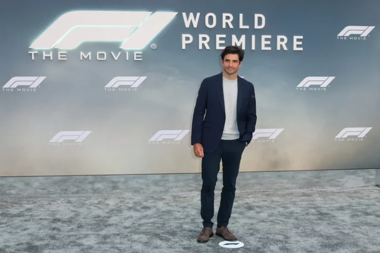 Carlos Sainz at F1 The Movie premiere