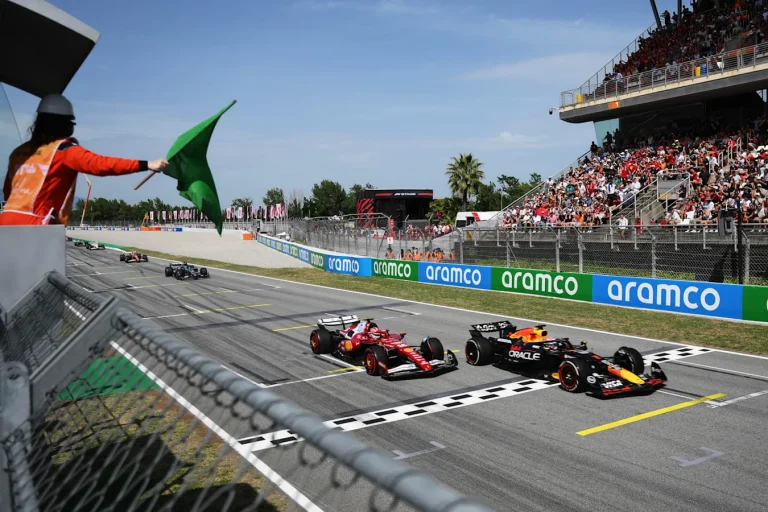 Charles Leclerc Max Verstappen F1 Spanish GP clash