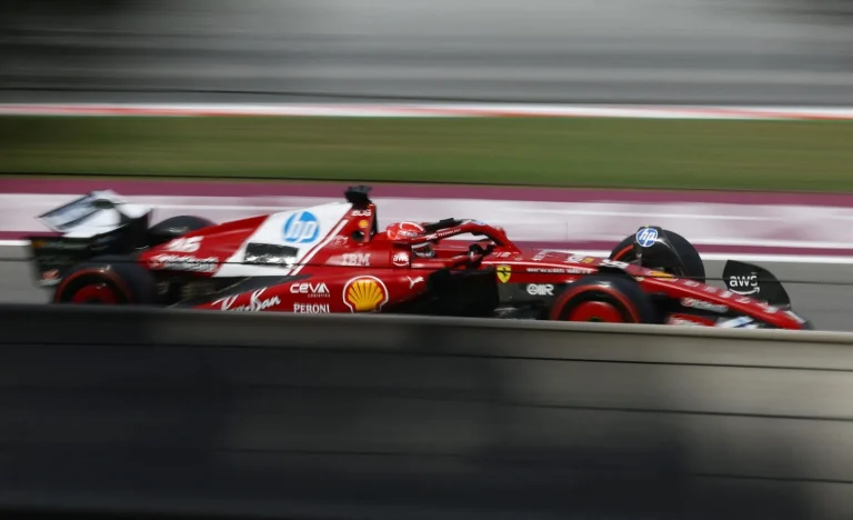 Charles Leclerc two-stop tire strategy Spanish Grand Prix