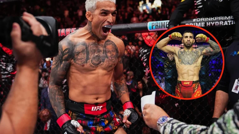 Charles Oliveira vs Ilia Topuria UFC title clash