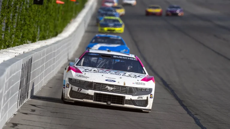 Chris Buescher Pocono racing progress