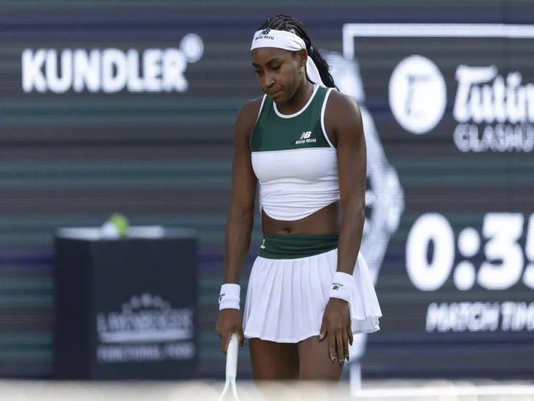 Coco Gauff Wimbledon grass court struggles