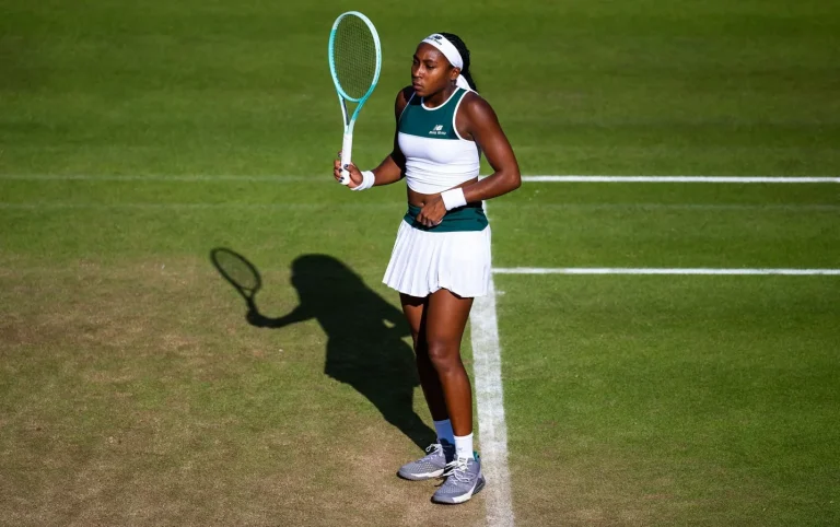 Coco Gauff Wimbledon training moments with team