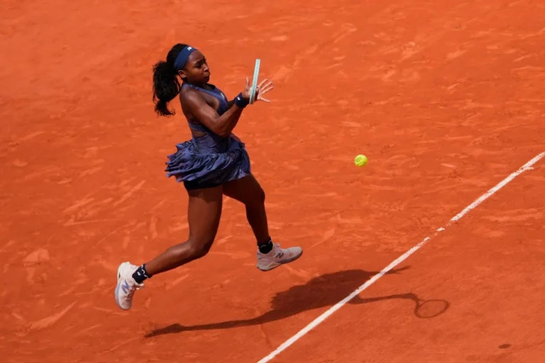 Coco Gauff and Frances Tiafoe racket incident