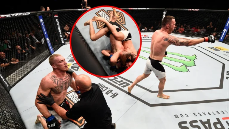 Colby Covington UFC knockdown spinning backfist