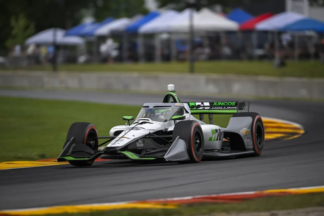 Conor Daly tow rope incident Road America IndyCar Conor Daly tow rope incident Road America IndyCar