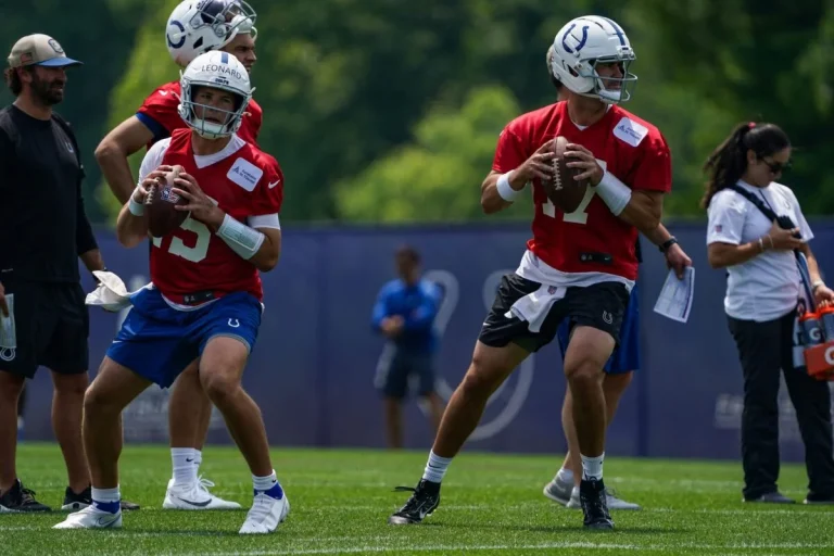 Daniel Jones competing for Colts quarterback position