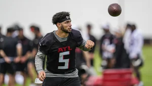 Drake London’s Deep Ball Threat Set to Ignite Falcons’ Offense with Michael Penix Jr. and Darnell Mooney