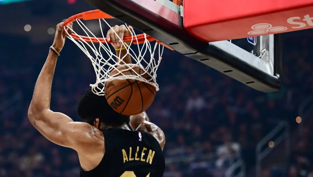 Draymond Green and Jarrett Allen trade partnership Draymond Green and Jarrett Allen trade partnership