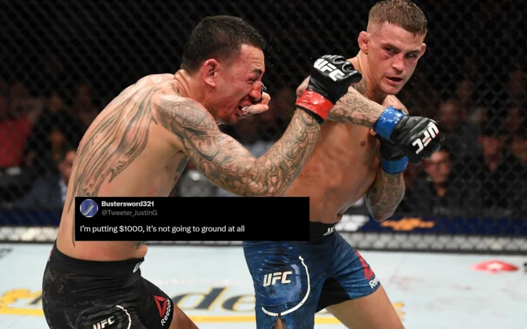Dustin Poirier grappling training for Max Holloway fight