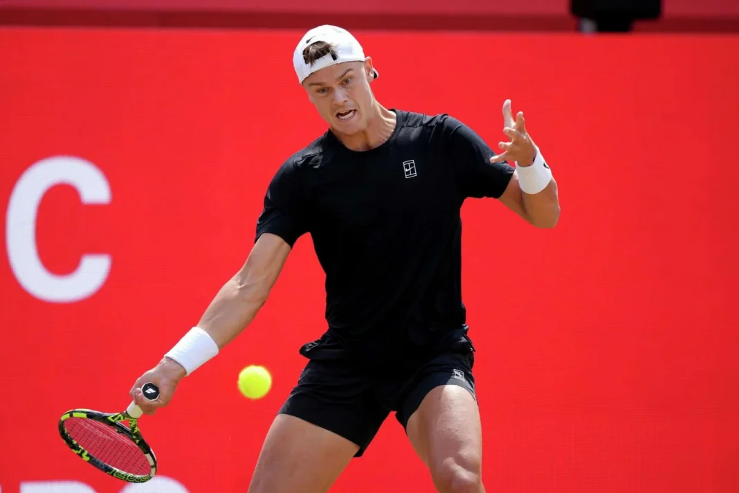 Frances Tiafoe upset by Daniel Evans London opener Frances Tiafoe upset by Daniel Evans London opener