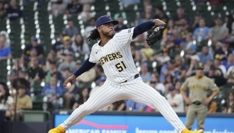 Freddy Peralta Brewers Yankees potential trade