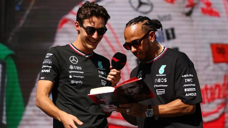 George Russell praises Lewis Hamilton efforts